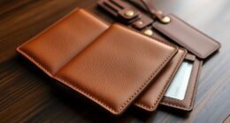 luxury leather passport sets