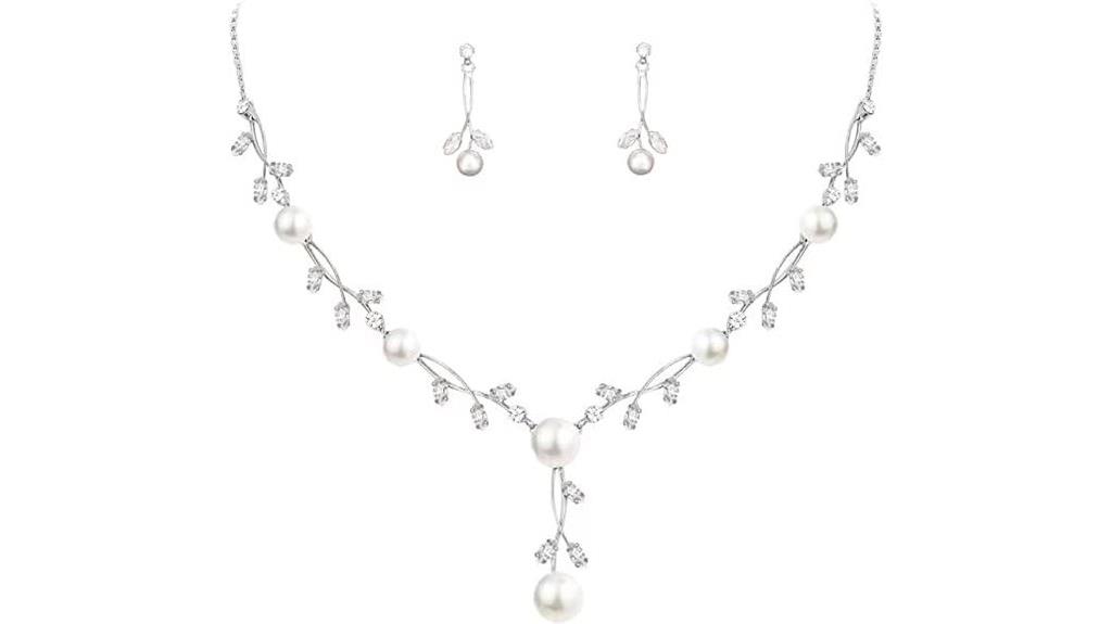 luxury zirconia floral jewelry
