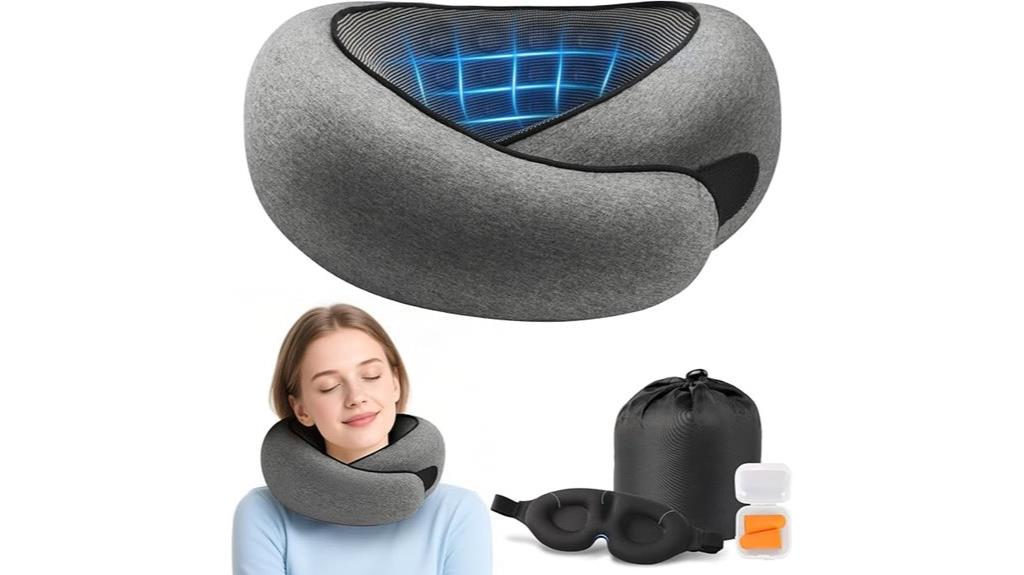 memory foam travel set
