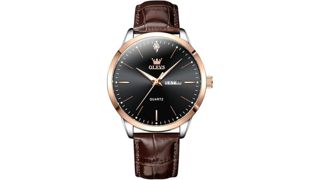 men s casual waterproof watch