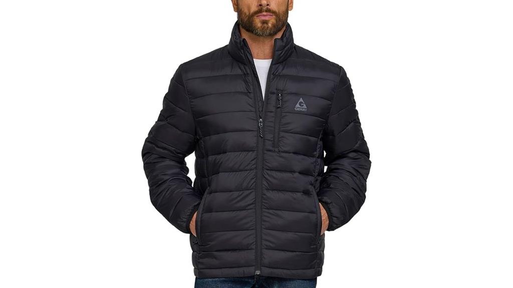 men s lightweight warm puffer