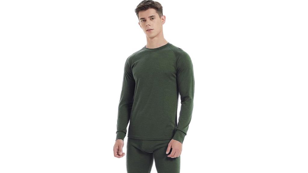 men s merino wool top
