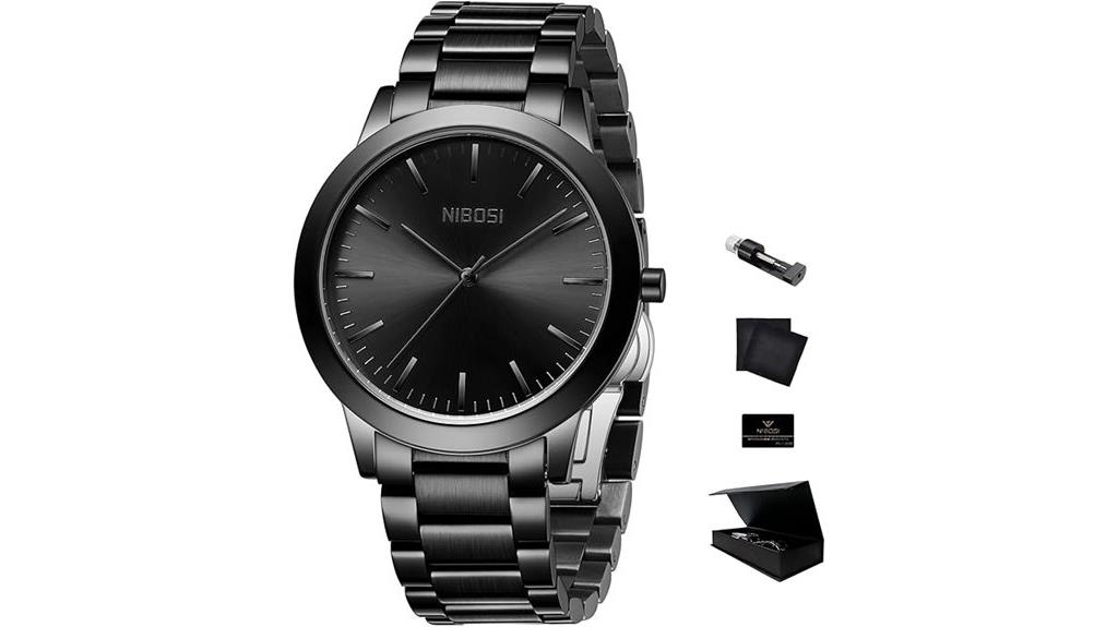 men s waterproof quartz watch