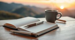 minimalist travel diary