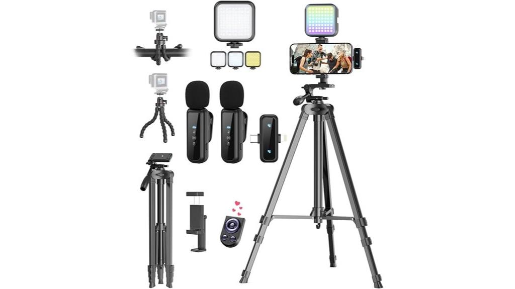 mobile vlogging kit set