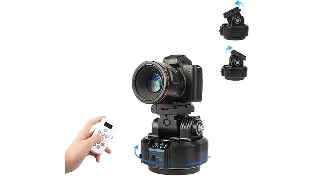 motorized panoramic camera support