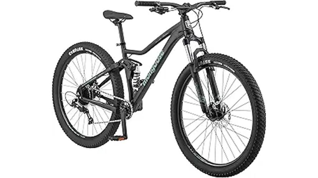 mountain bike with adjustable sizes