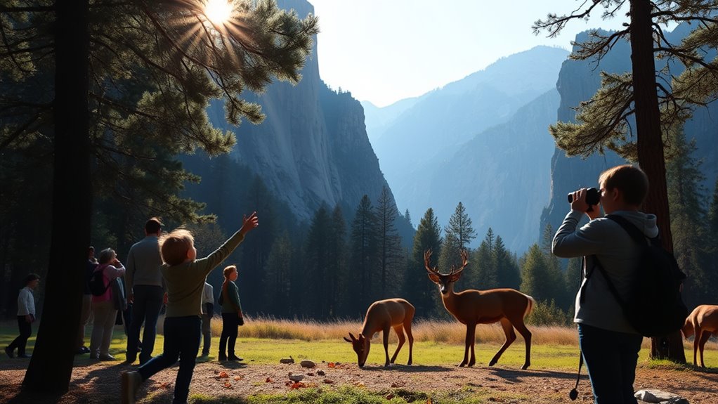 observe animals from distance