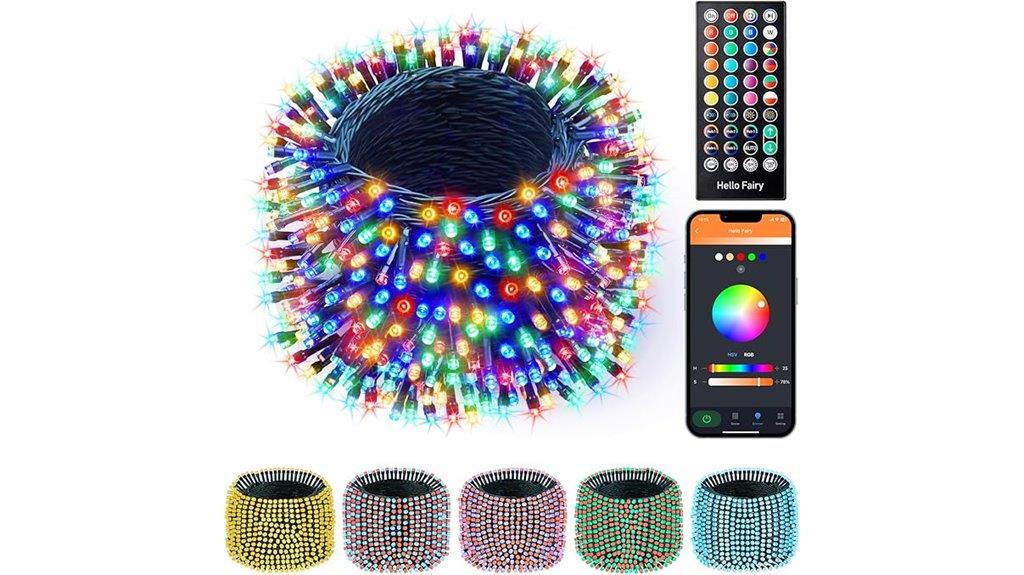 outdoor color changing christmas lights