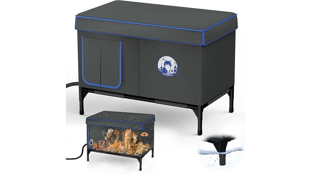 outdoor winter cat shelter