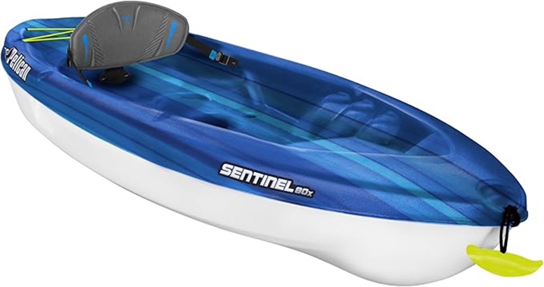 pelican 80x sit on kayak