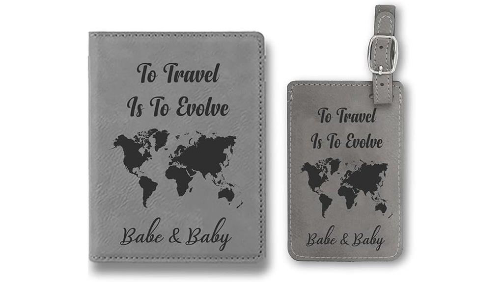 personalized leather travel accessories