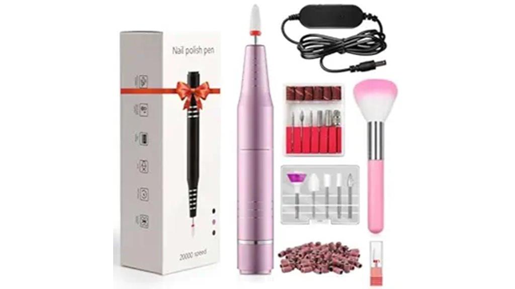 pink electric nail file