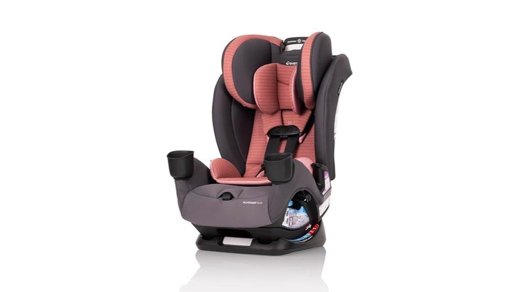 pink slim 4 in 1 car seat