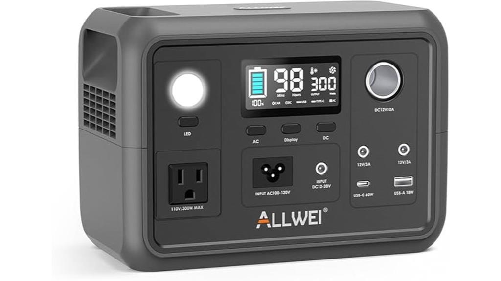 portable 300w power generator