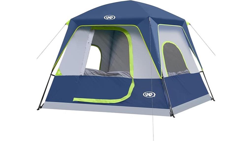 portable 4 person cabin tent