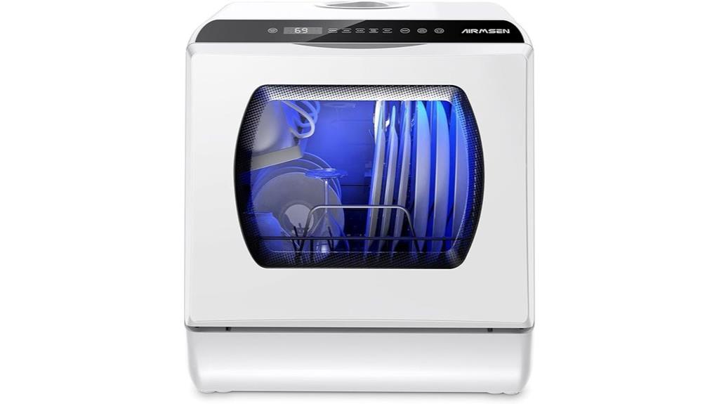 portable dishwasher with multiple programs