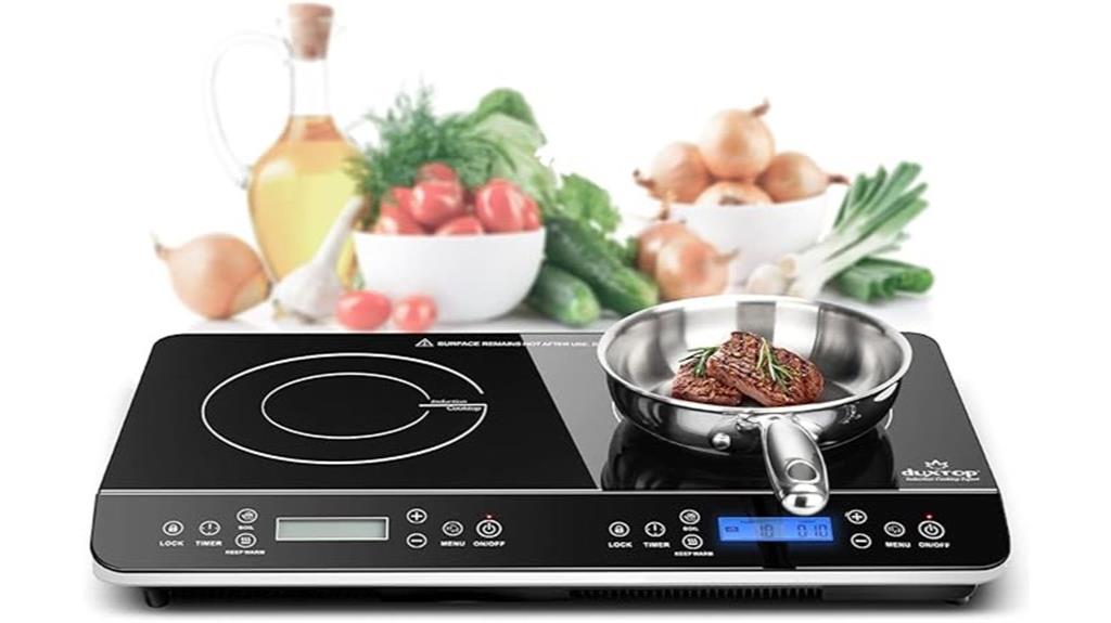 portable double induction cooktop