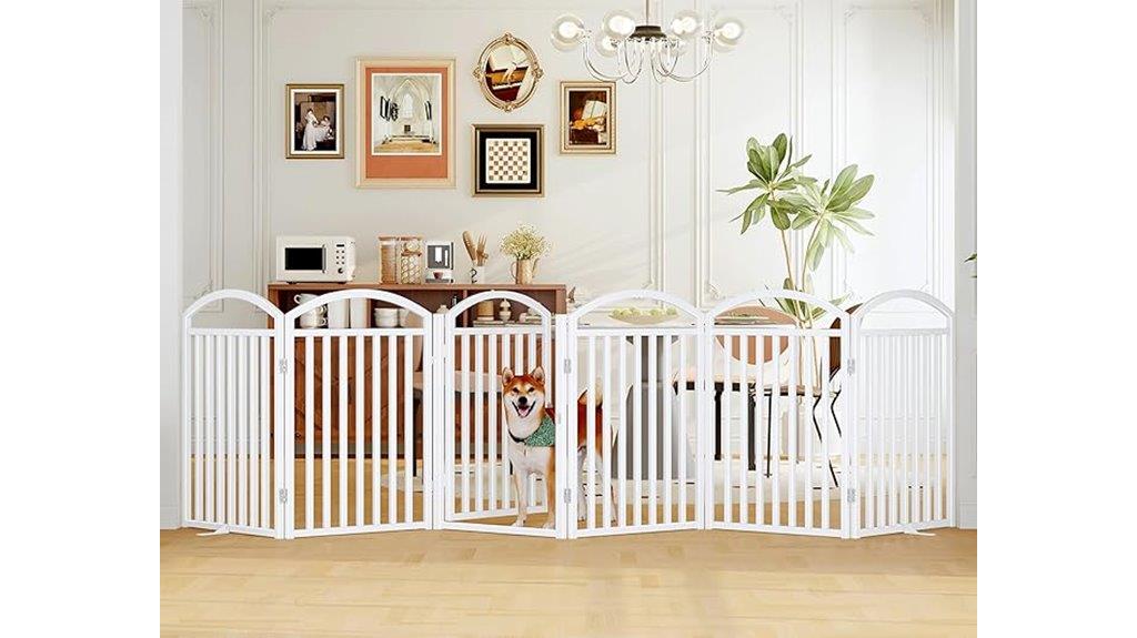 portable freestanding dog gate