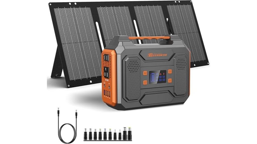 portable solar power pack