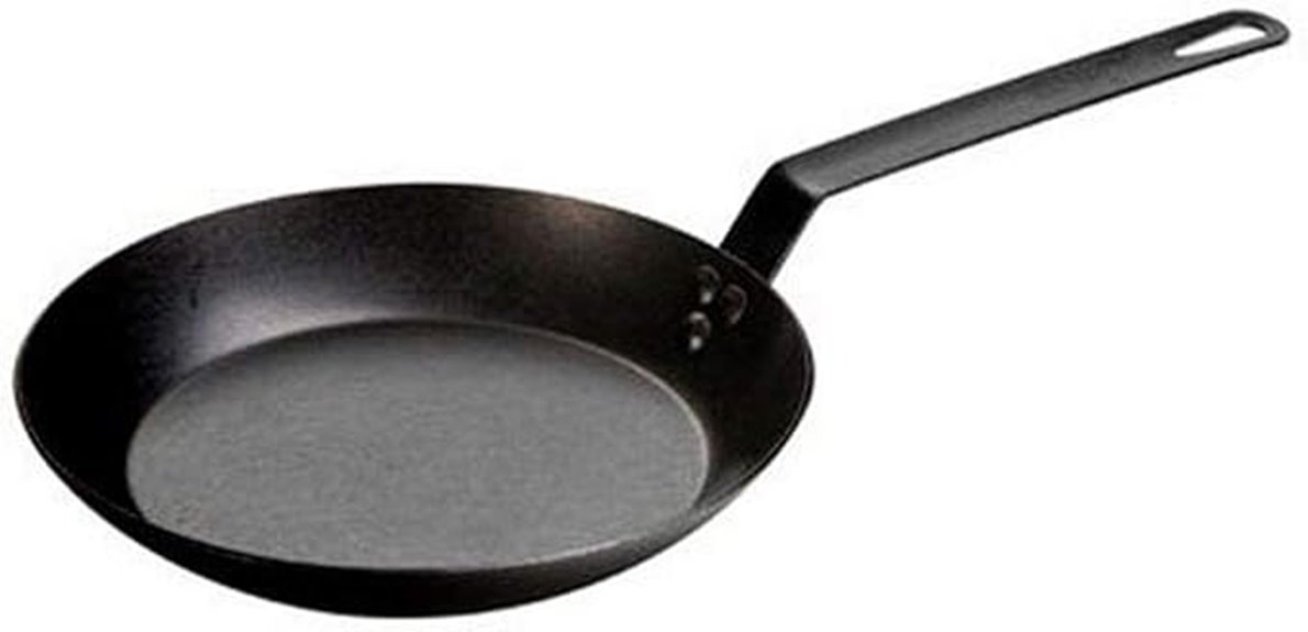 pre seasoned 10 inch steel
