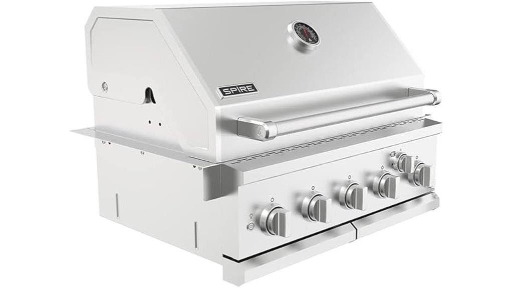 premium built in gas grill