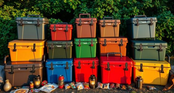 premium camping cooler selections