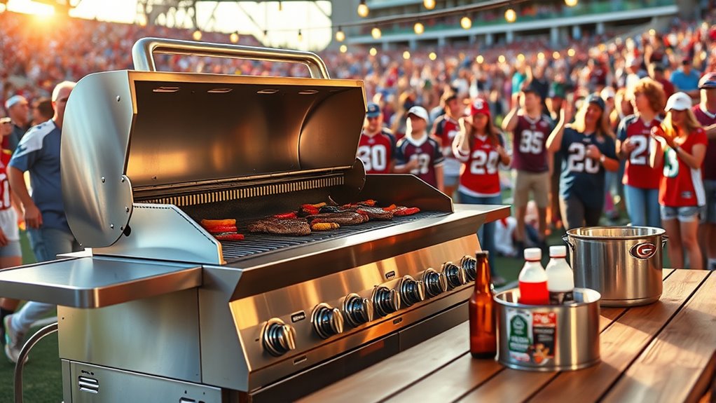premium tailgate grills 2025