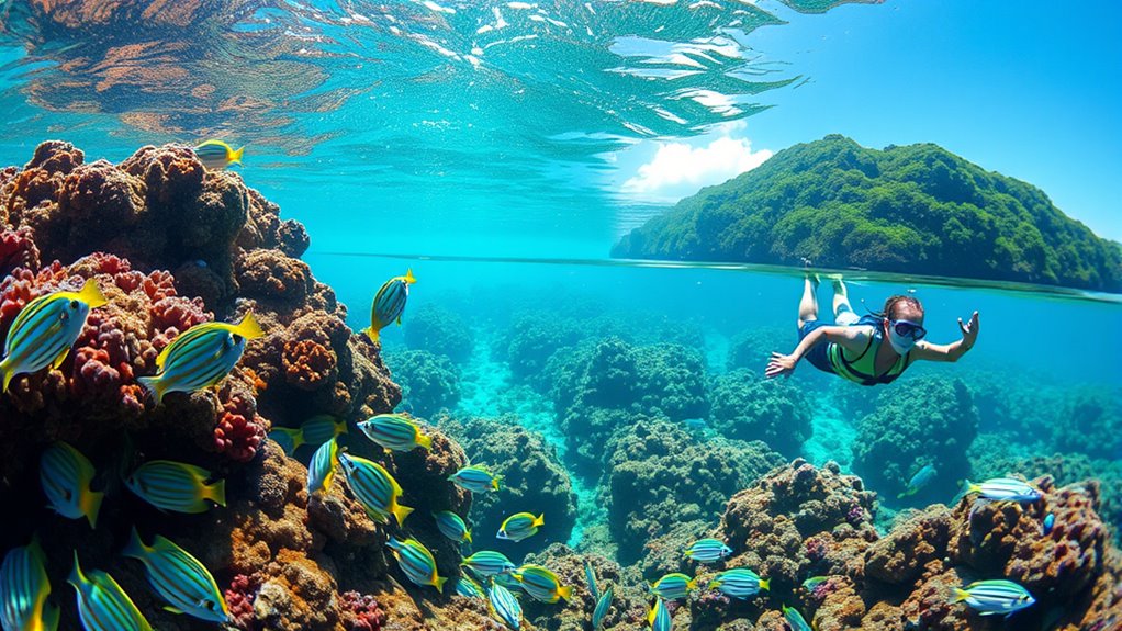 protect reefs through responsible snorkeling