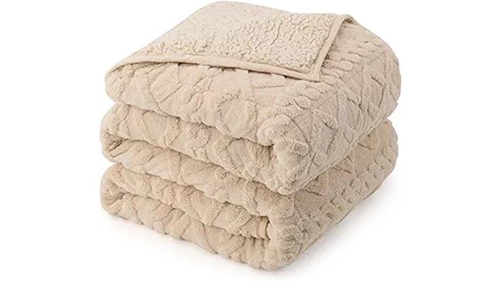 queen size 15lb soft jacquard
