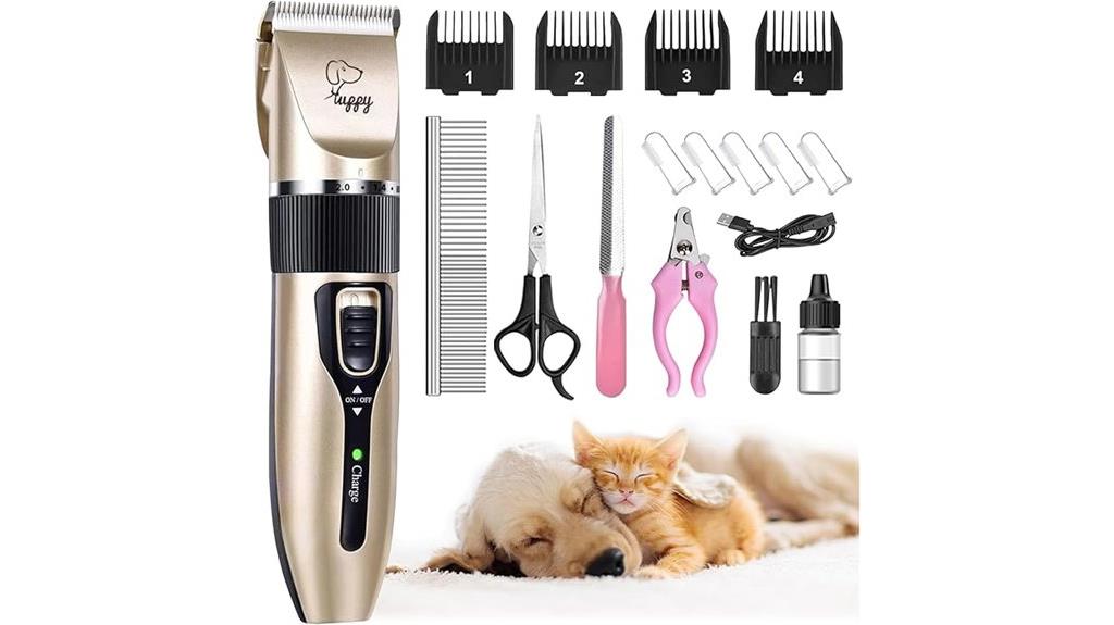 quiet adjustable pet clippers
