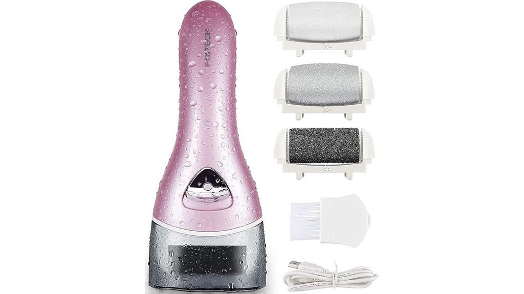 rechargeable pink pedicure kit