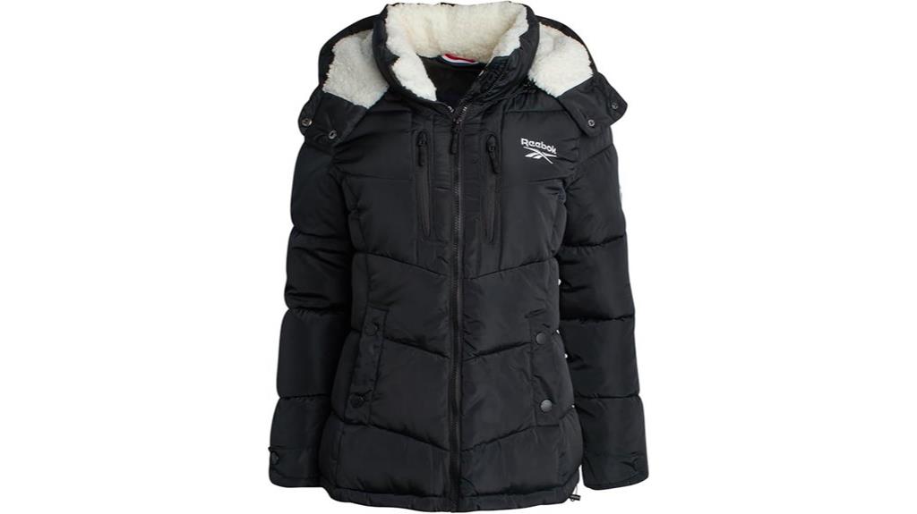 reebok women s winter puffer