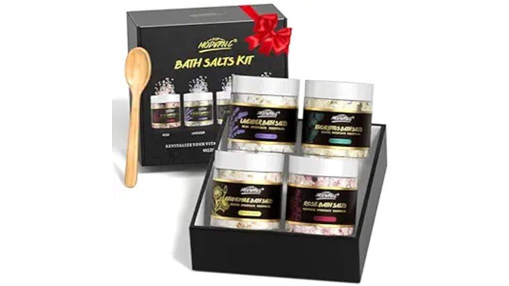relaxing aromatherapy bath set
