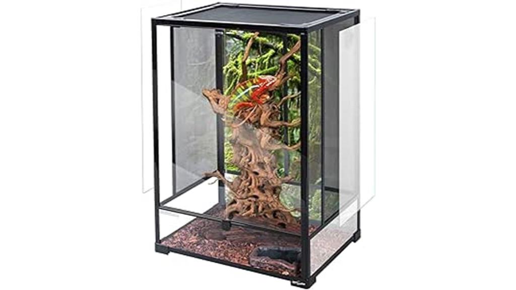 reptile glass terrarium dimensions
