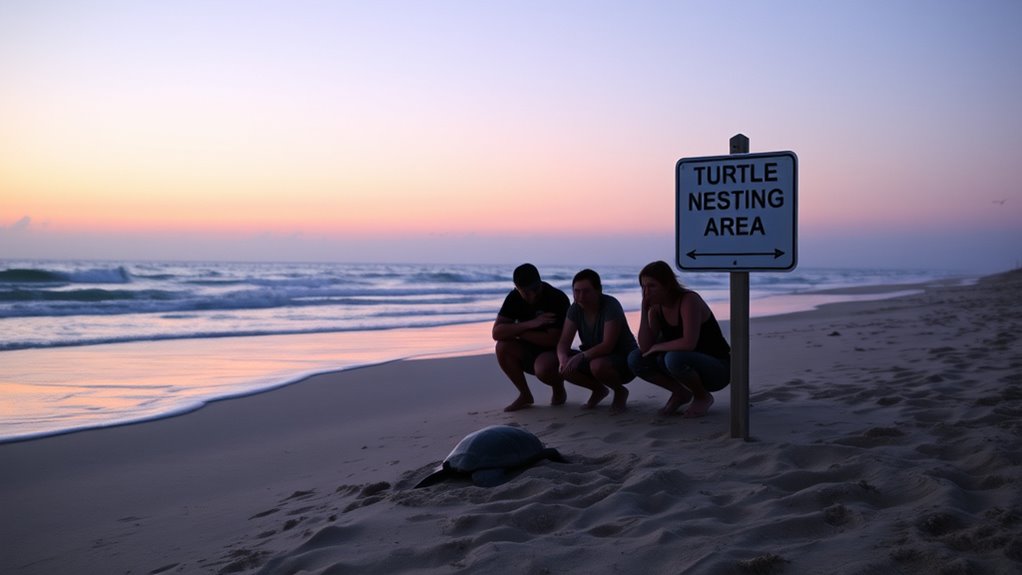 respect turtle nesting guidelines