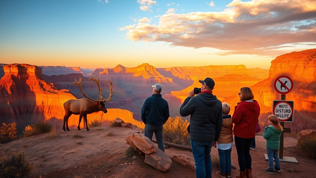 respect wildlife and habitats