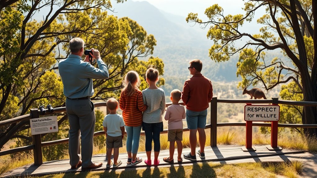 respect wildlife and habitats