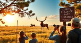 respect wildlife keep distance