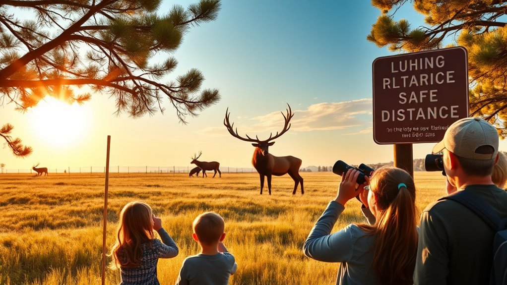 respect wildlife keep distance