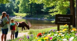 respect wildlife viewing guidelines