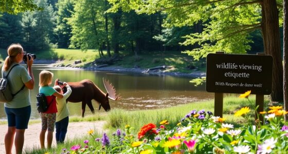 respect wildlife viewing guidelines
