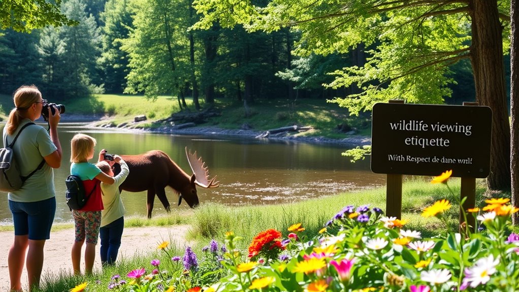 respect wildlife viewing guidelines