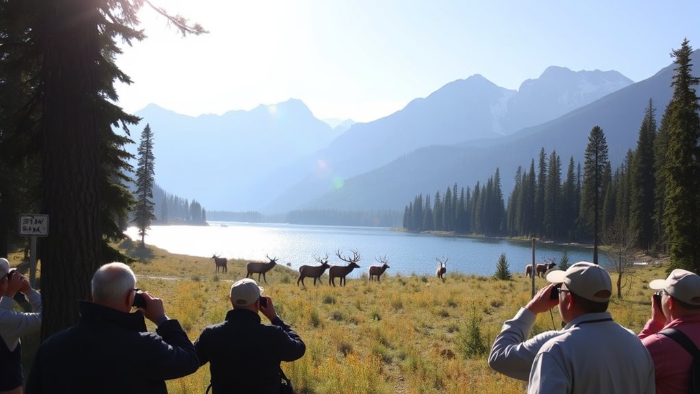 respect wildlife viewing guidelines