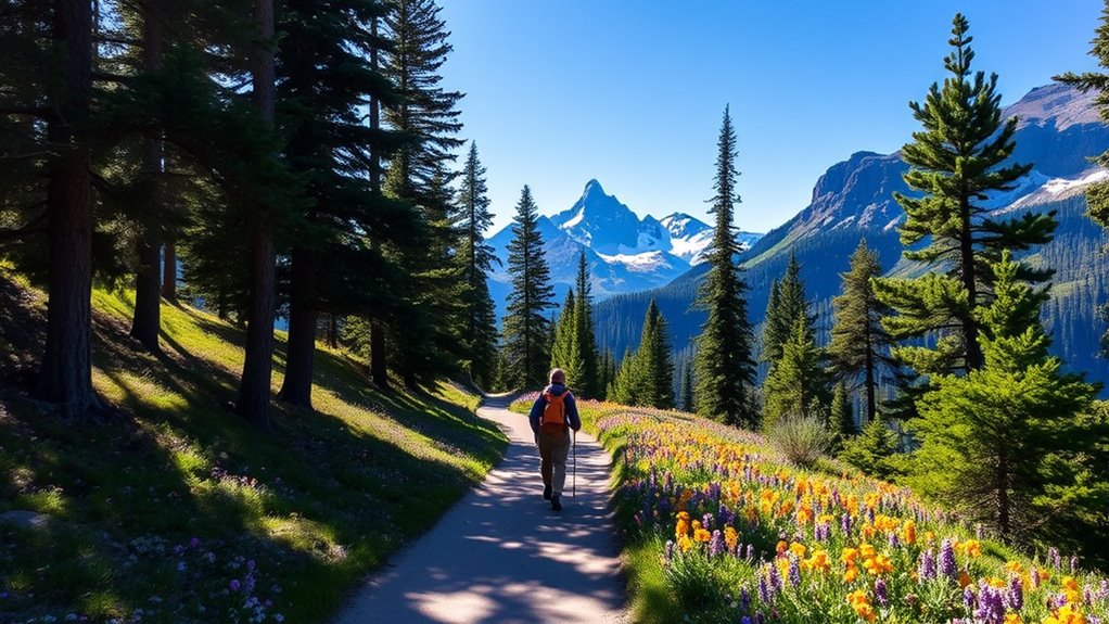 responsible glacier national park hiking