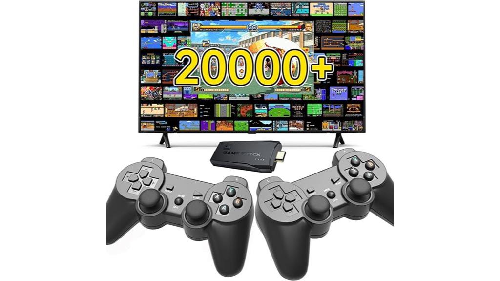 retro console with thousands