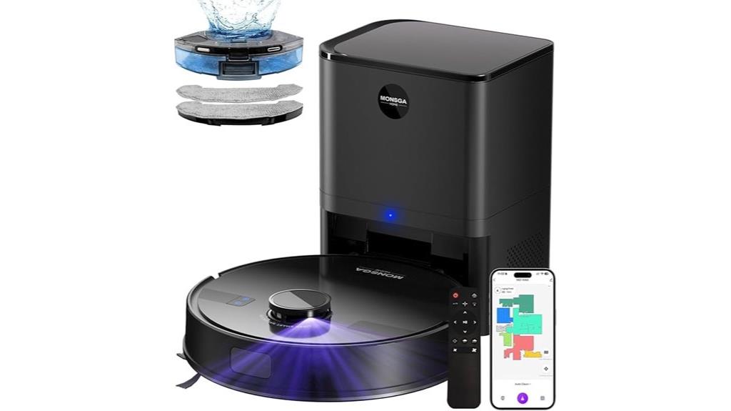 robot vacuum with auto empty