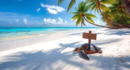 secluded beaches for turtles