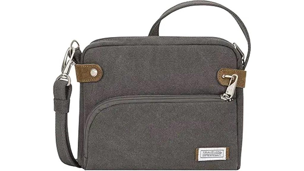 secure heritage crossbody bag