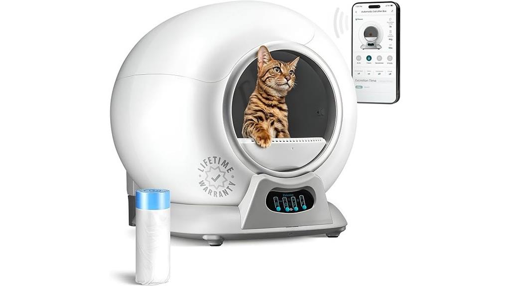 self cleaning cat litter box